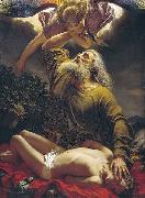 Abraham sacrificing Isaac